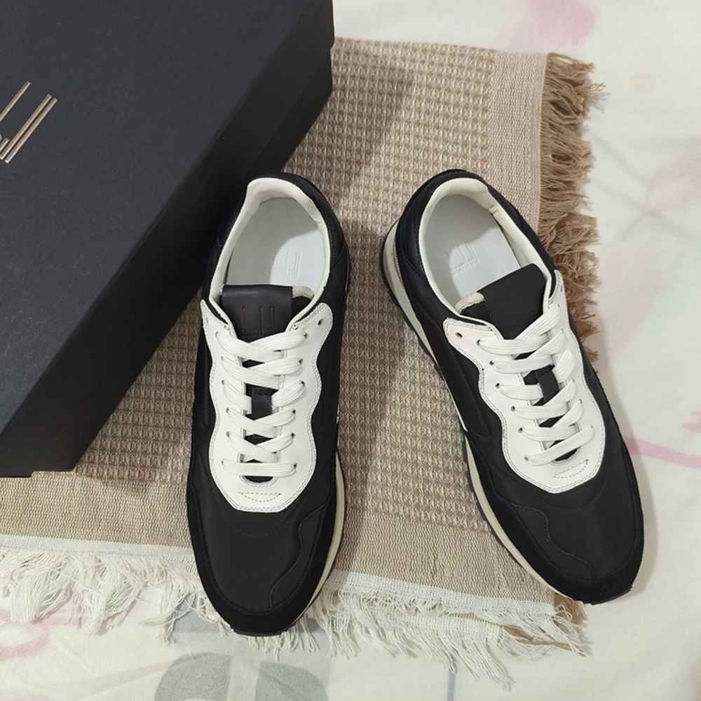 Dunhill Vintage Black And White Casual Running Shoes